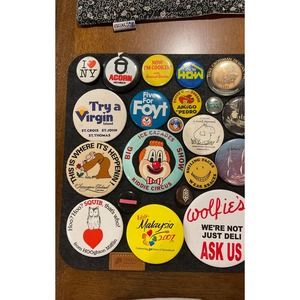 Collection of 40 Vintage Buttons and Pin